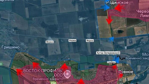 ‼ Продолжаются бои в северо-западной части Красноармейска, противник предпринимает контратаки, чтобы не дать ВС РФ продвигаться к Гришино на этом участке