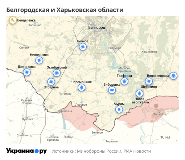Белгородская и Харьковская области