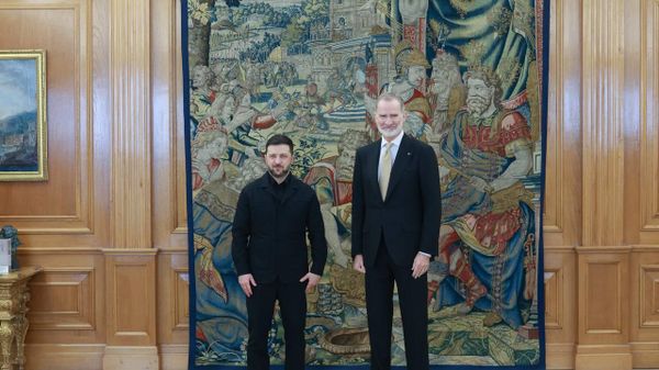 Король Испании  и Владимир Зеленский