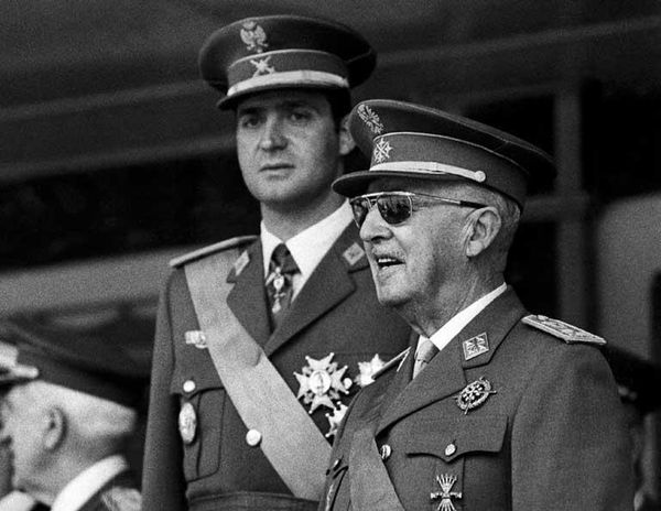 Хуан Карлос I и Франсиско Франко, 1971 год