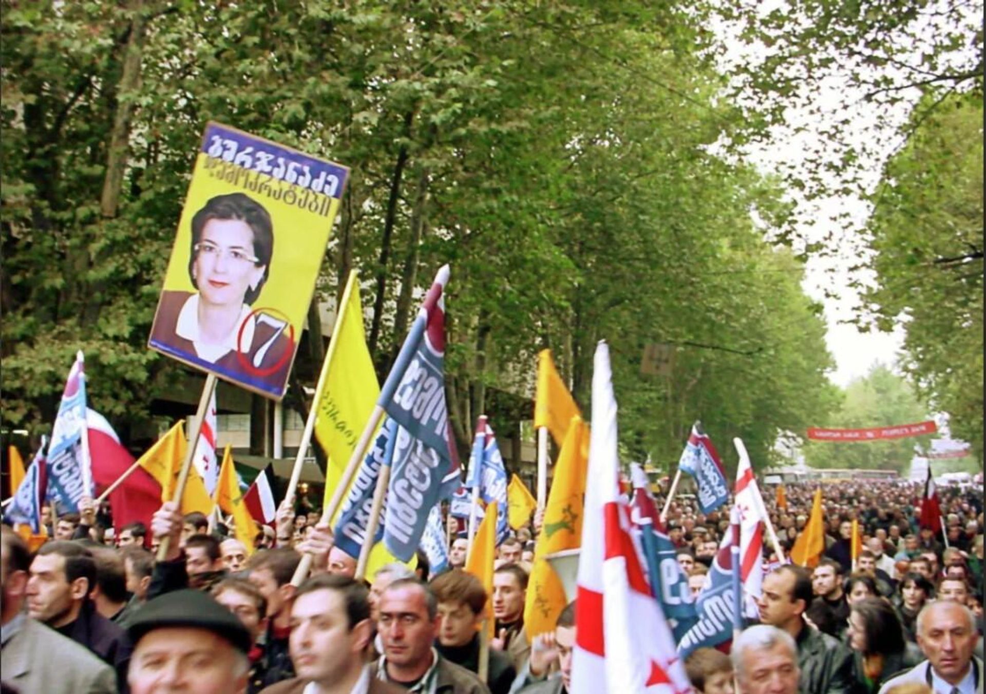 Митинг в Тбилиси, 2003 год - РИА Новости, 1920, 21.11.2025