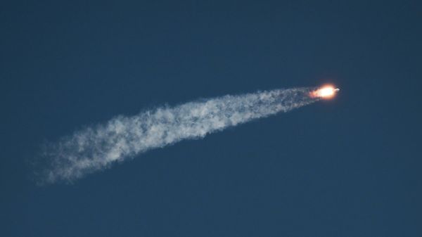 Запуск пилотируемого корабля Союз МС-28 с космодрома Байконур