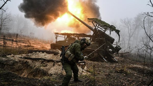 Боевая работа САУ Гиацинт-С 73-й артбригады группировки Запад