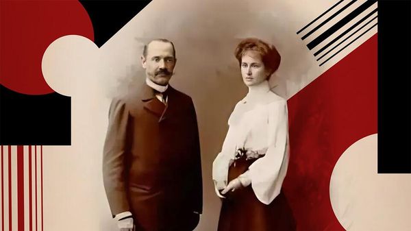 Граф Павел Игнатьев с женой
