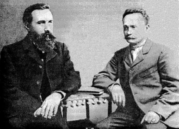 Борис Гринченко и Иван Франко. Львов, 1903 год Борис Гринченко и Иван Франко. Львов, 1903 год