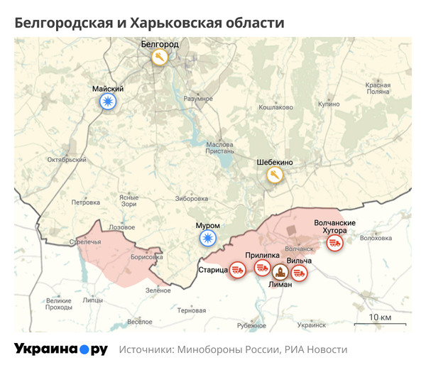 Белгородская и Харьковская области