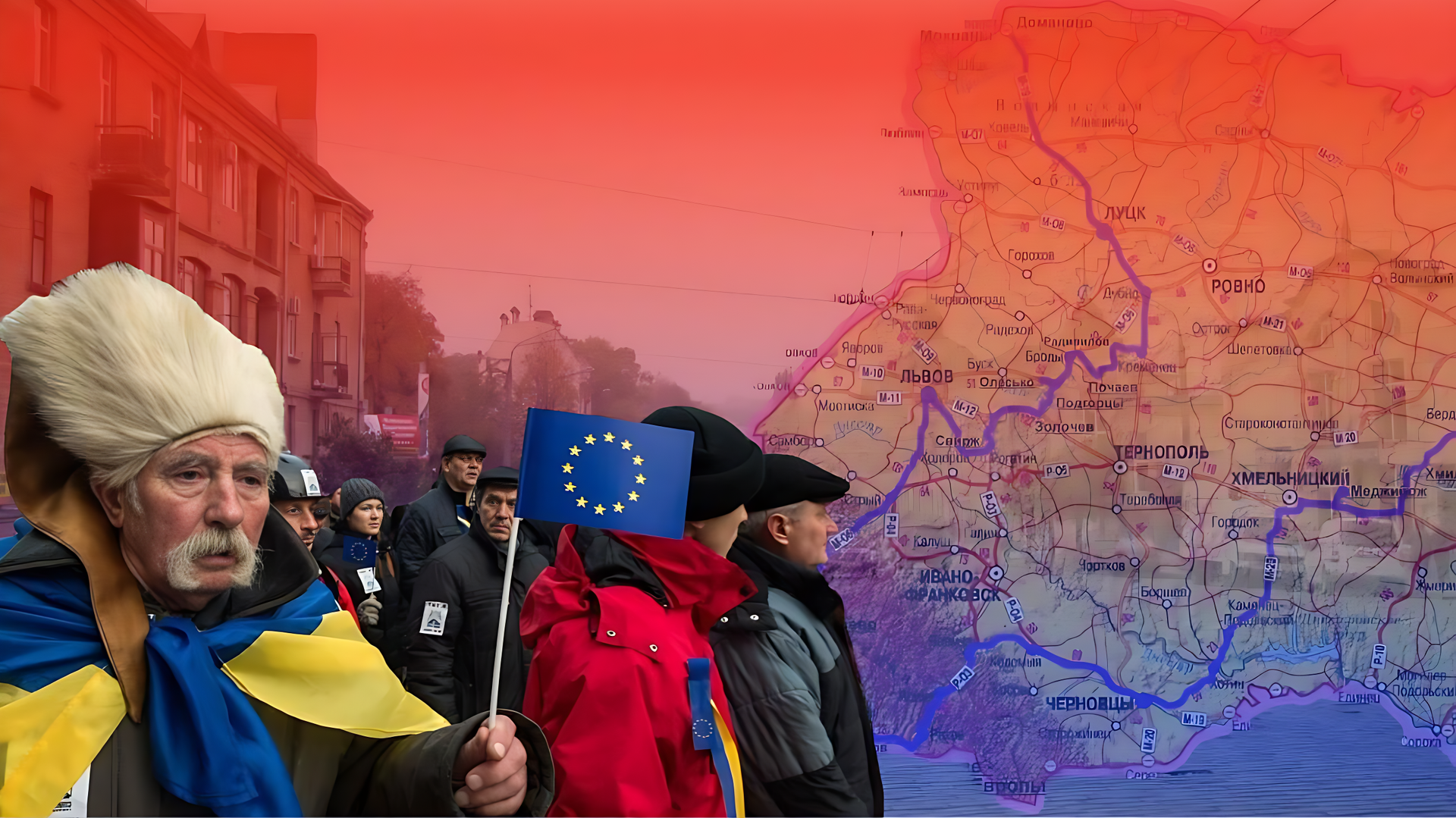 Коллаж: Западная Украина  - РИА Новости, 1920, 02.11.2025