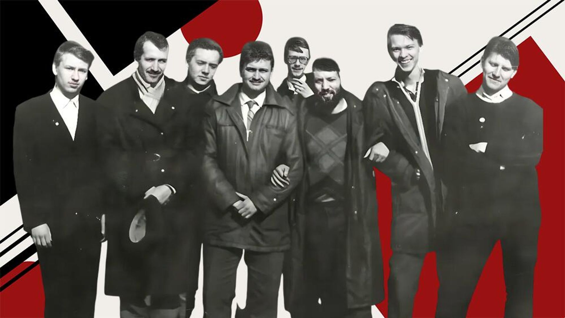 Участники II сбора Политического лицея. Третий справа - К. Сумнительный Участники II сбора Политического лицея. Третий справа - К. Сумнительный - РИА Новости, 1920, 03.01.2026