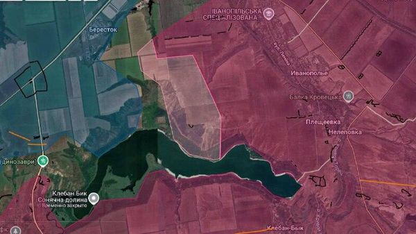 ‼ Наши бойцы продолжают развивать успех севернее Клебан-Быкского водохранилища со стороны Плещеевки, сообщает Анатолий Радов