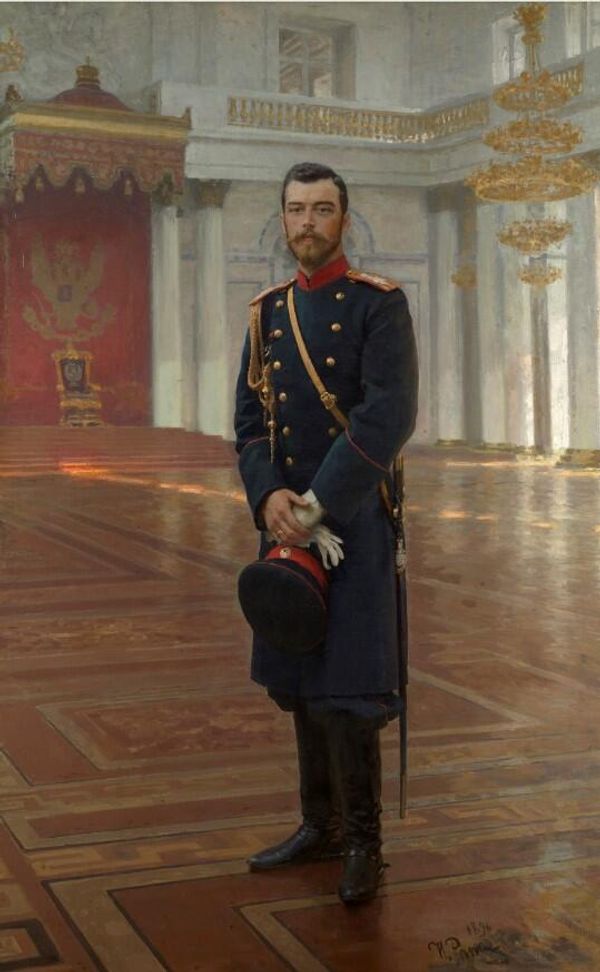 Илья Репин Портрет Николая II, 1896 год, Русский музей