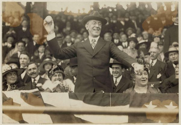 Президент США Вудро Вильсон, 1916 год Президент США Вудро Вильсон, 1916 год
