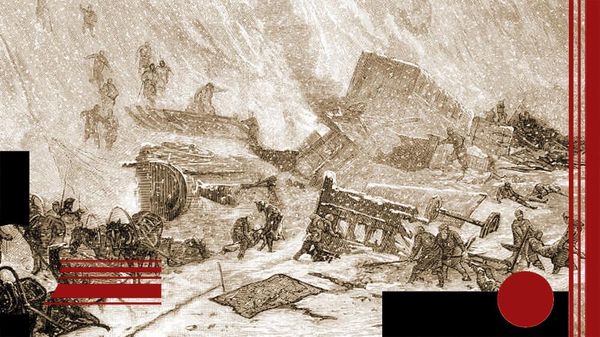 Тилигульская катастрофа. Рисунок из журнала Всемирная иллюстрация Тилигульская катастрофа. Рисунок из журнала Всемирная иллюстрация