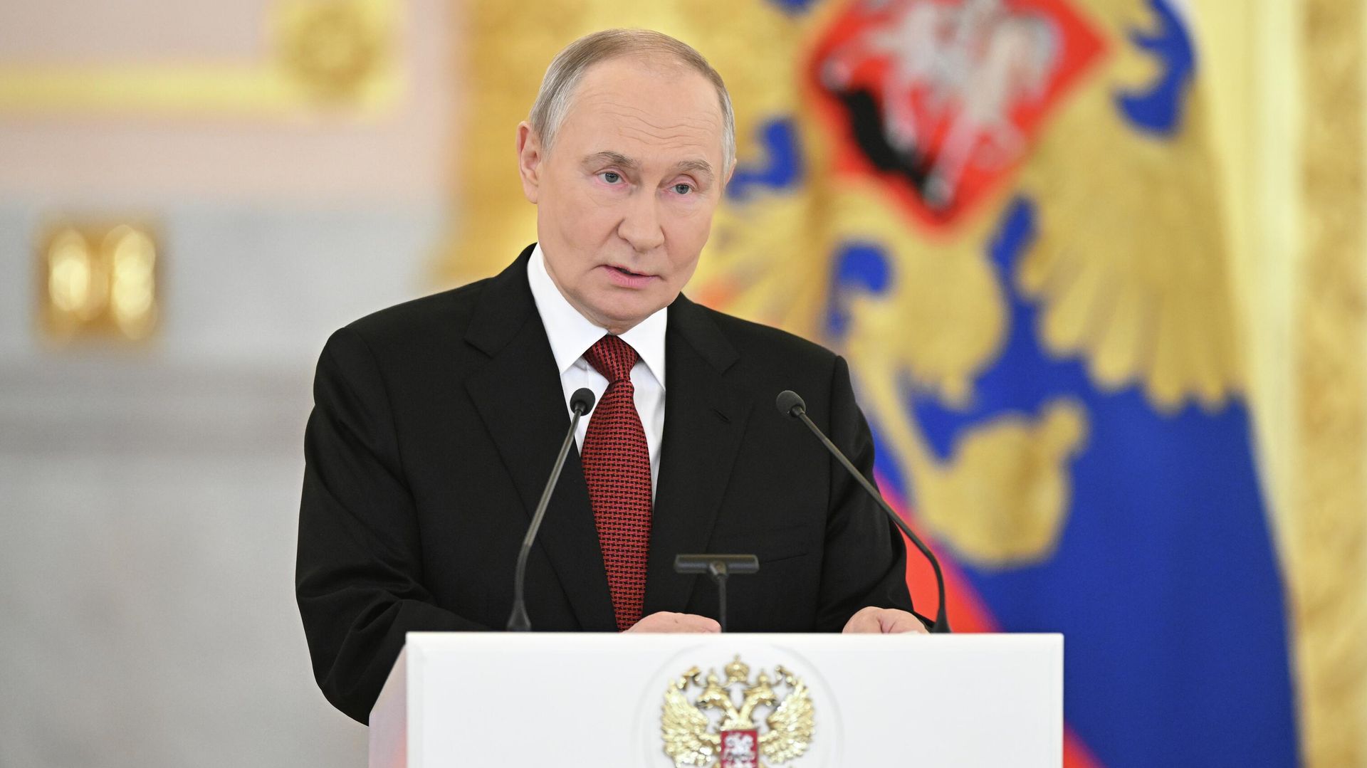 Президент Владимир Путин принял верительные грамоты у вновь прибывших послов иностранных государств - РИА Новости, 1920, 27.03.2026
