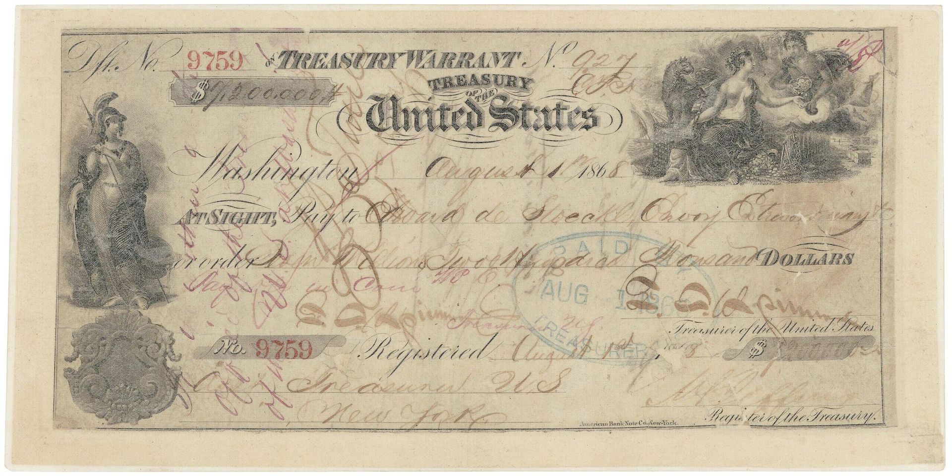Чек на покупку Аляски - РИА Новости, 1920, 26.01.2026