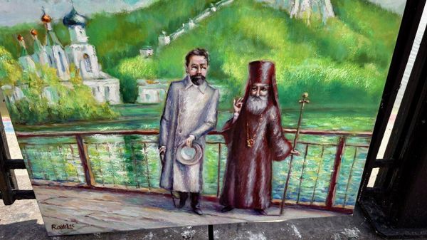Чехов и донецкий художник Равиль Акмаев