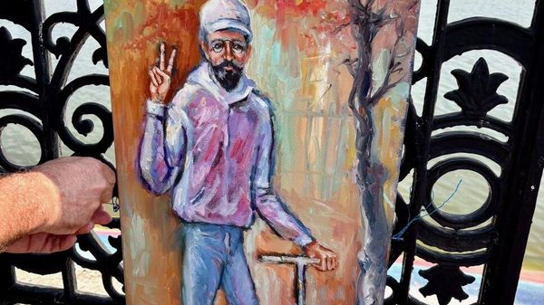 Чехов и донецкий художник Равиль Акмаев