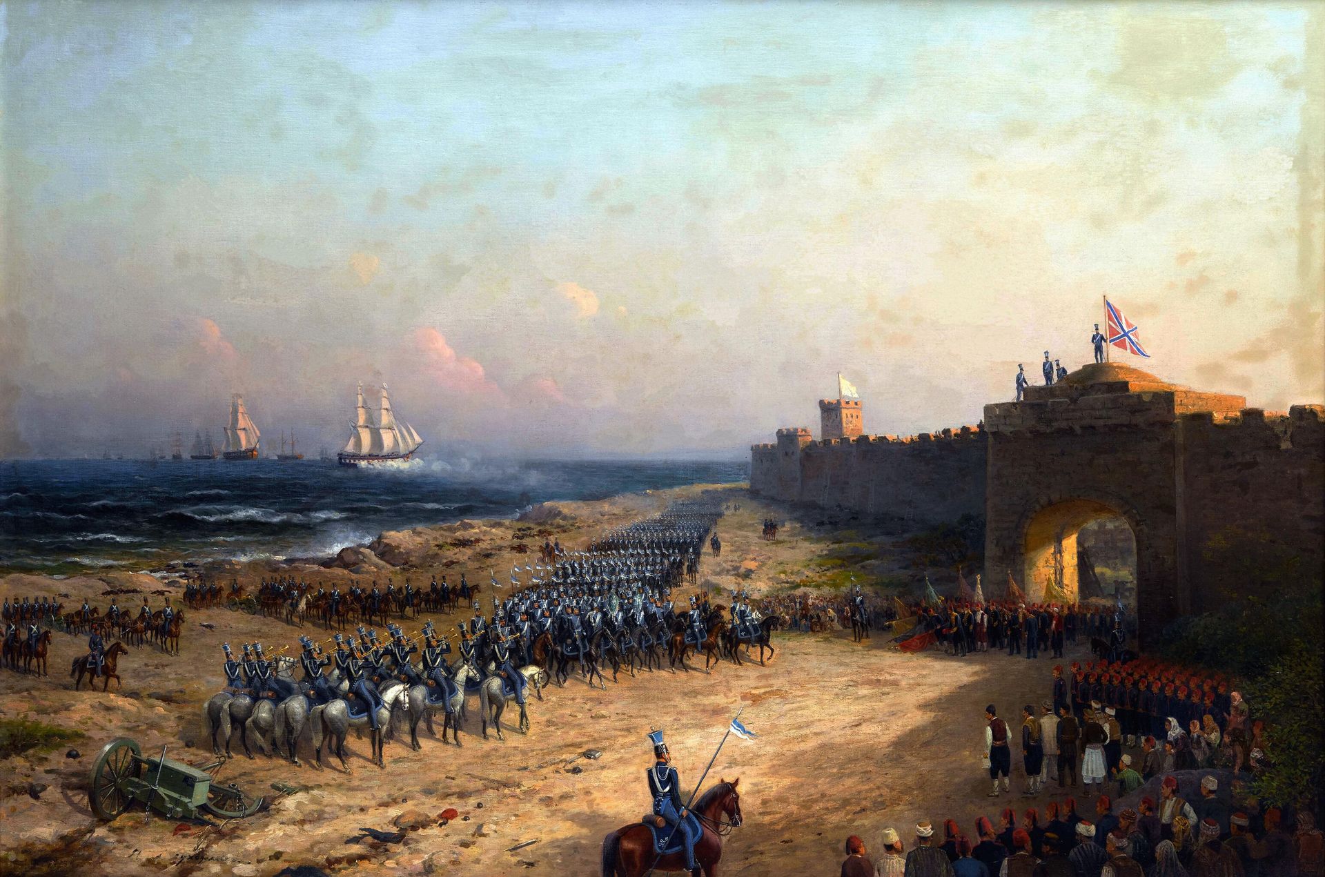 Пётр Суходольский Сдача турецкой крепости русской армии, 1878 год - РИА Новости, 1920, 03.02.2026