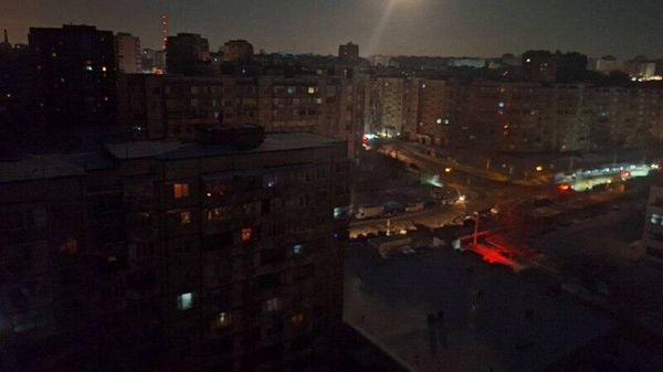 Появляются новые кадры блэкаута в Белгороде
