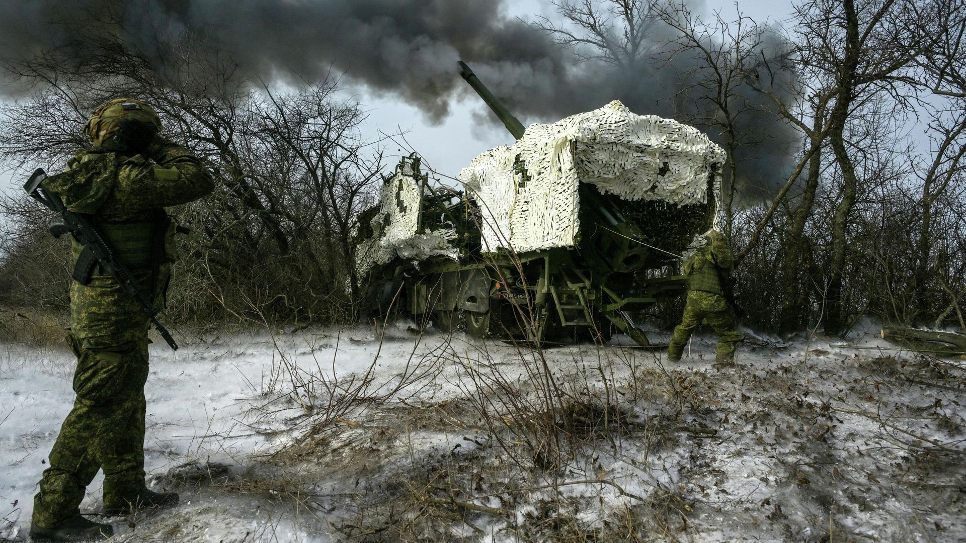 Боевая работа артиллеристов группировки войск Запад на Харьковском направлении - РИА Новости, 1920, 16.02.2026