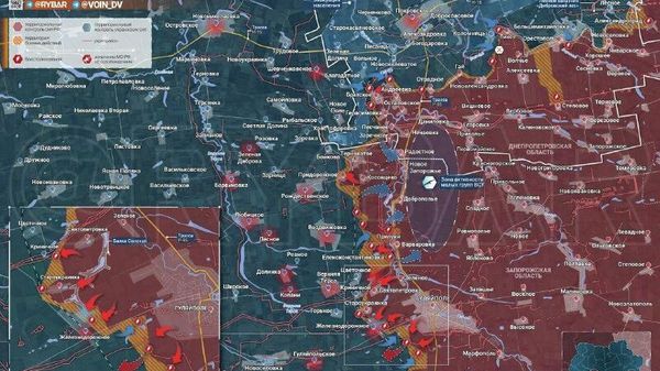 ВС РФ дальше продвигаются на Восточно-Запорожском направлении