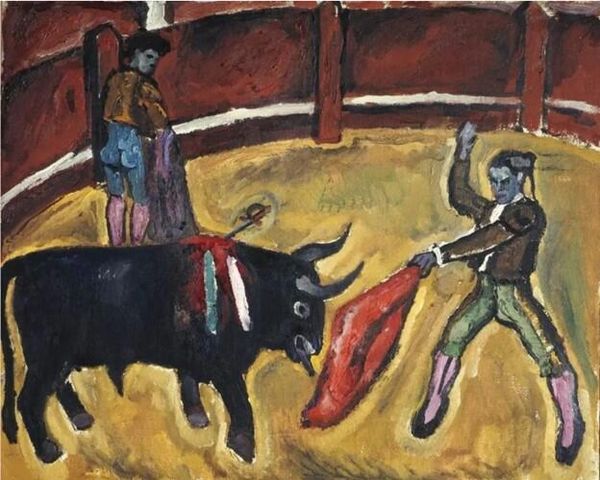 Пётр Кончаловский Бой быков, 1910 год Пётр Кончаловский Бой быков, 1910 год