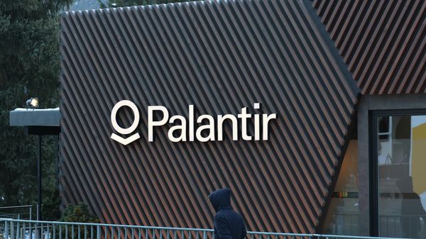Павильон Palantir в Давосе