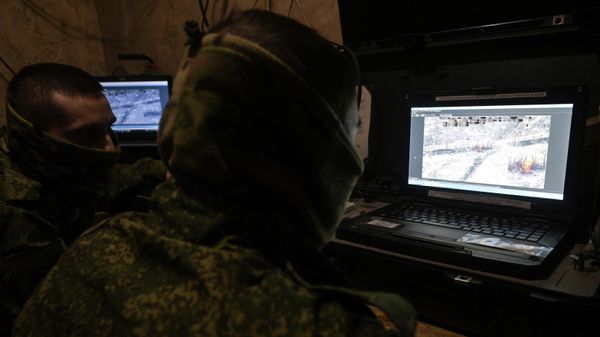 Боевая работа операторов БПЛА Орлан группировки войск Запад на Харьковском направлении СВО