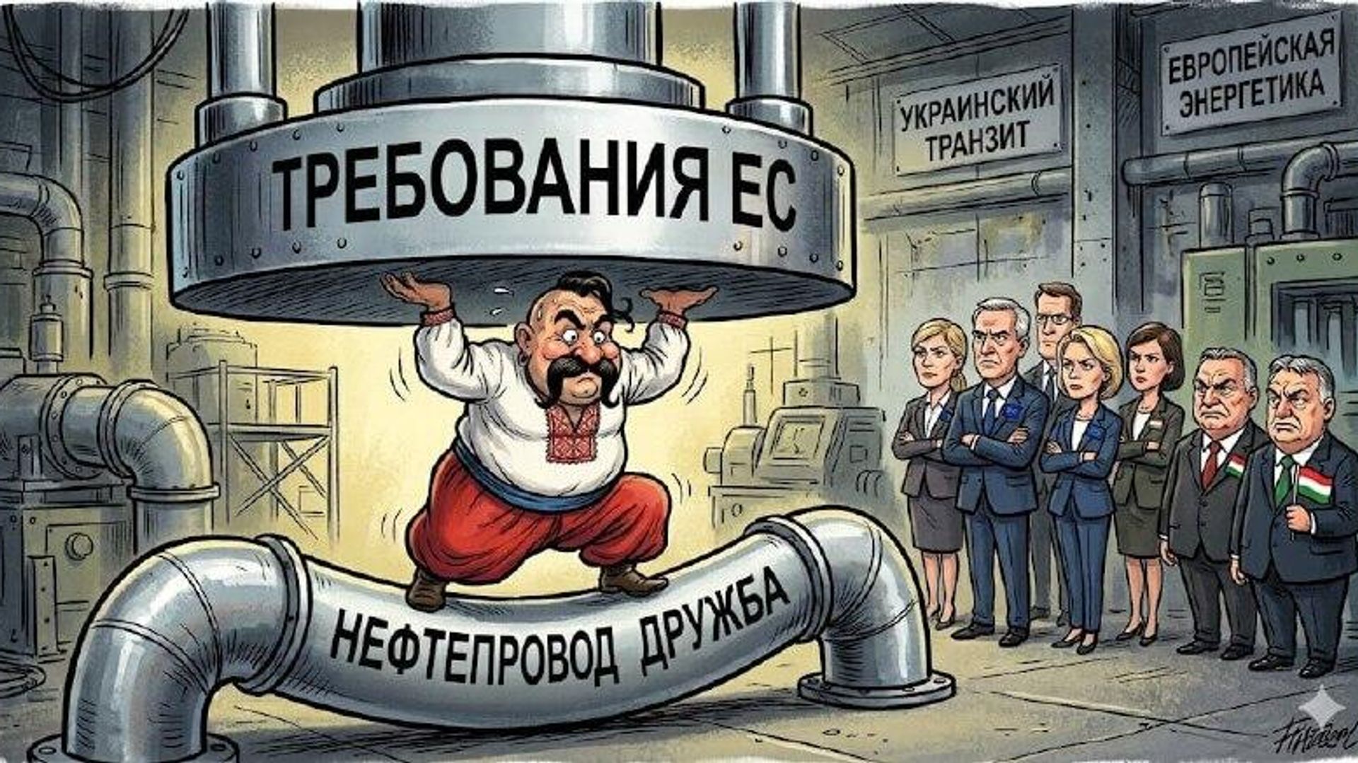 ЕС требует от Киева объяснений по «Дружбе» - РИА Новости, 1920, 03.03.2026
