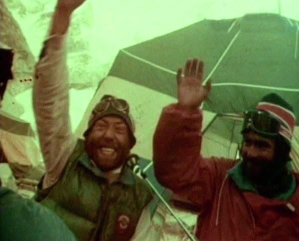 Сергей Бершов и Михаил Туркевич после восхождения на Эверест в 1982 году