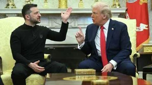 Зеленский и Трамп в Овальном кабинете