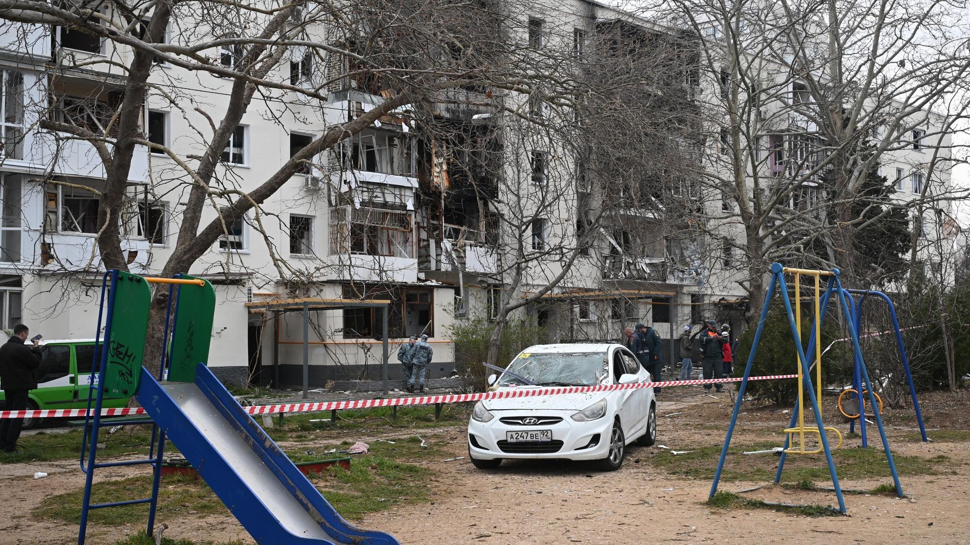 Взрыв в жилом доме в Севастополе Взрыв в жилом доме в Севастополе - РИА Новости, 1920, 24.03.2026