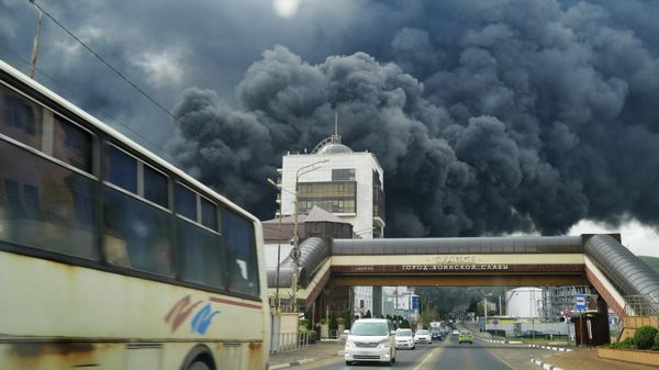 Пожар на морском терминале в Туапсе Пожар на морском терминале в Туапсе