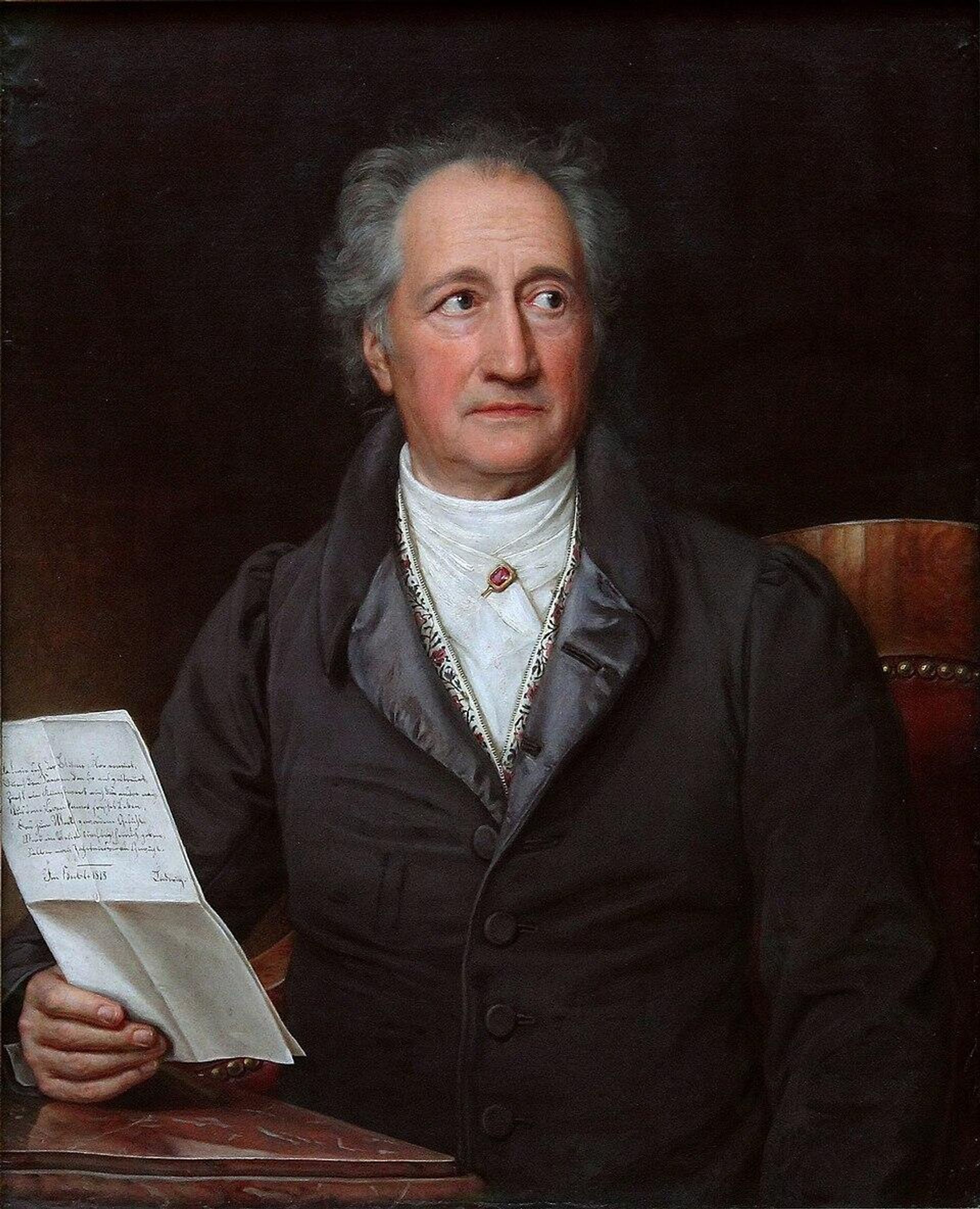 Йозеф Штилер Портрет И.В. фон Гёте,  1828 год - РИА Новости, 1920, 08.05.2026
