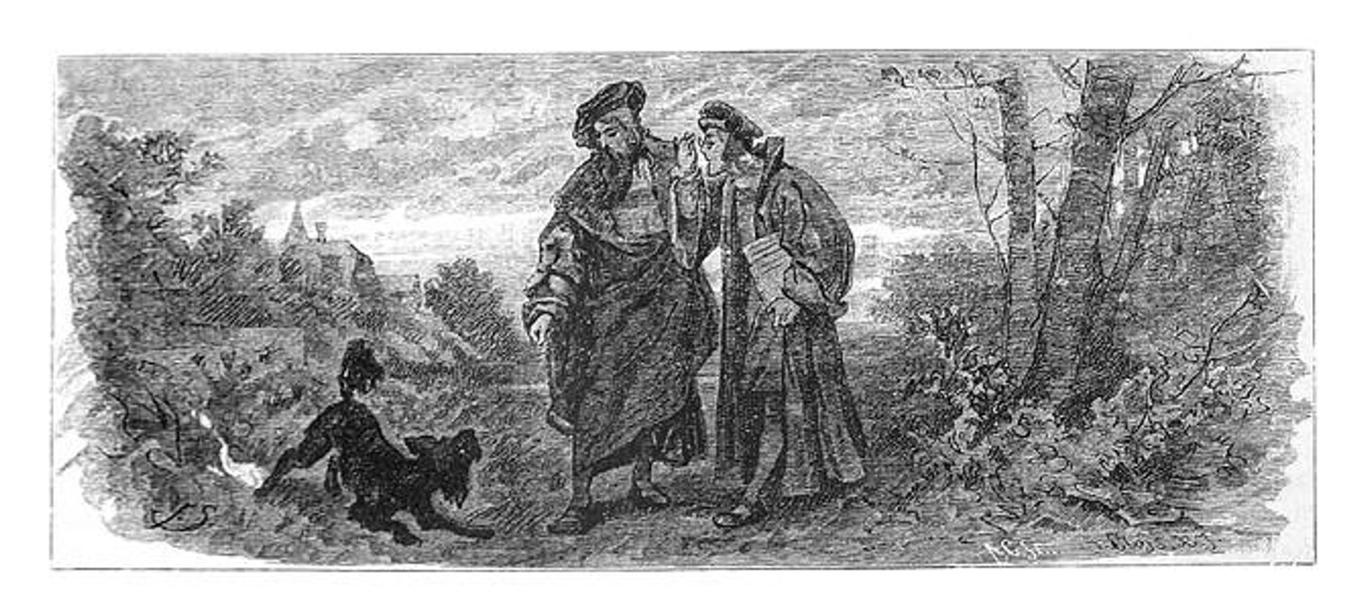 Фауст, Вагнер и Мефистофель - РИА Новости, 1920, 08.05.2026