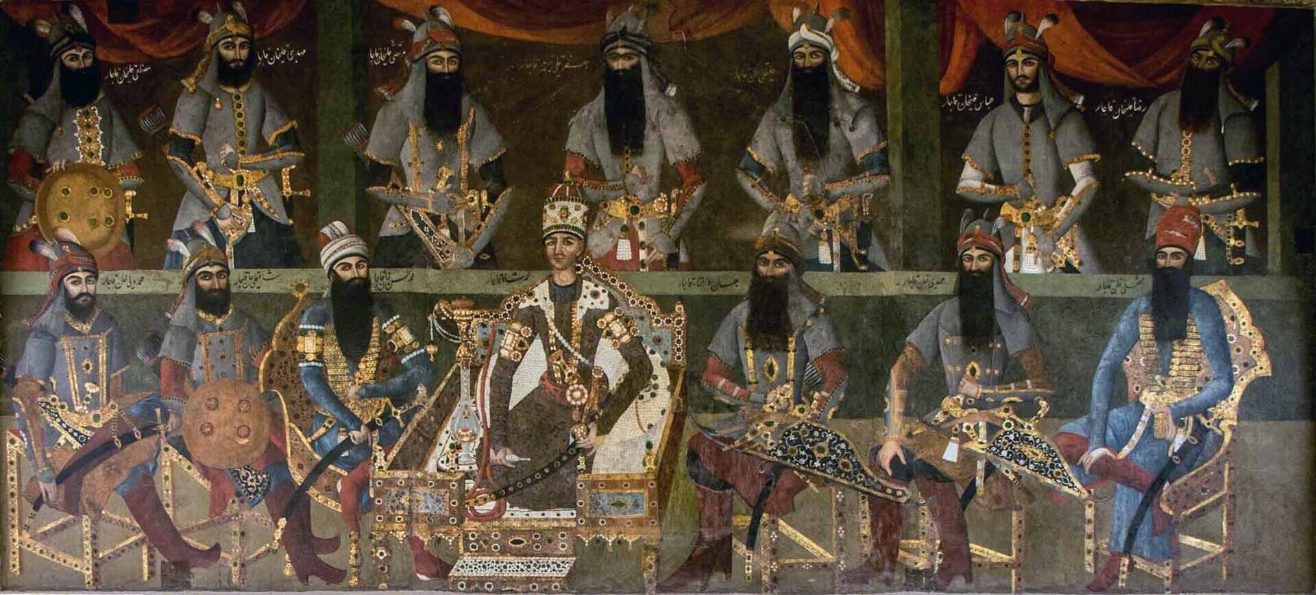 Персидский хан Ага-Мухаммед-хан Каджар со свитой Персидский хан Ага-Мухаммед-хан Каджар со свитой - РИА Новости, 1920, 15.05.2026