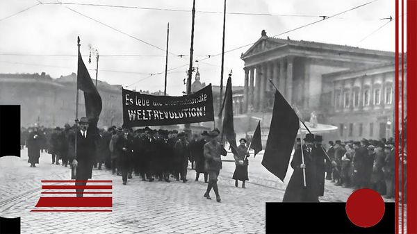 Демонстрация в Берлине, ноябрь 1918 года