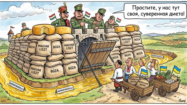 ‼ Венгрия официально запретила импорт украинской сельхозпродукции