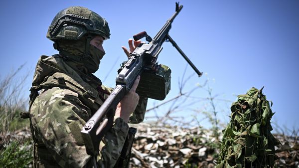 Военнослужащие 40-й бригады морской пехоты группировки войск Восток на направлении Гуляйполе в зоне СВО