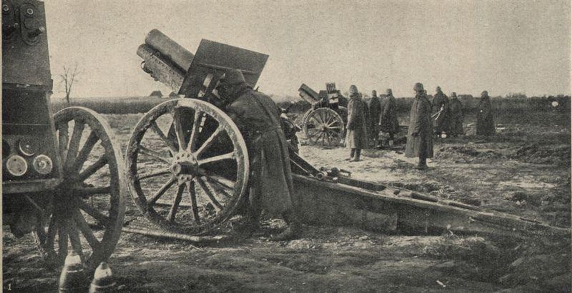 Тяжёлая артиллерия Русской императорской армии, 1917 год Тяжёлая артиллерия Русской императорской армии, 1917 год - РИА Новости, 1920, 26.05.2026
