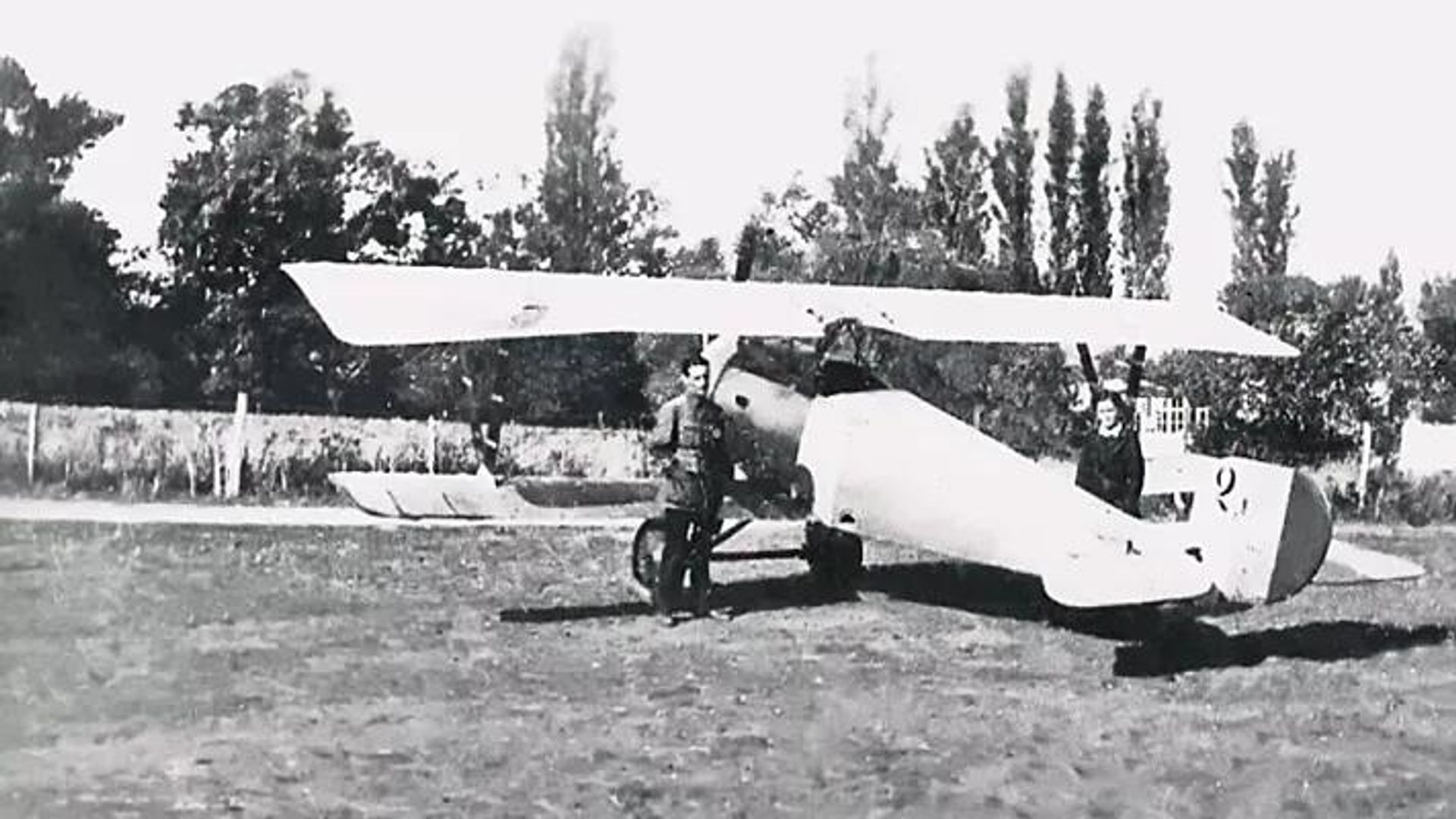 Константин Арцеулов около своего самолёта Nieuport XXI, 1916 год - РИА Новости, 1920, 29.05.2026