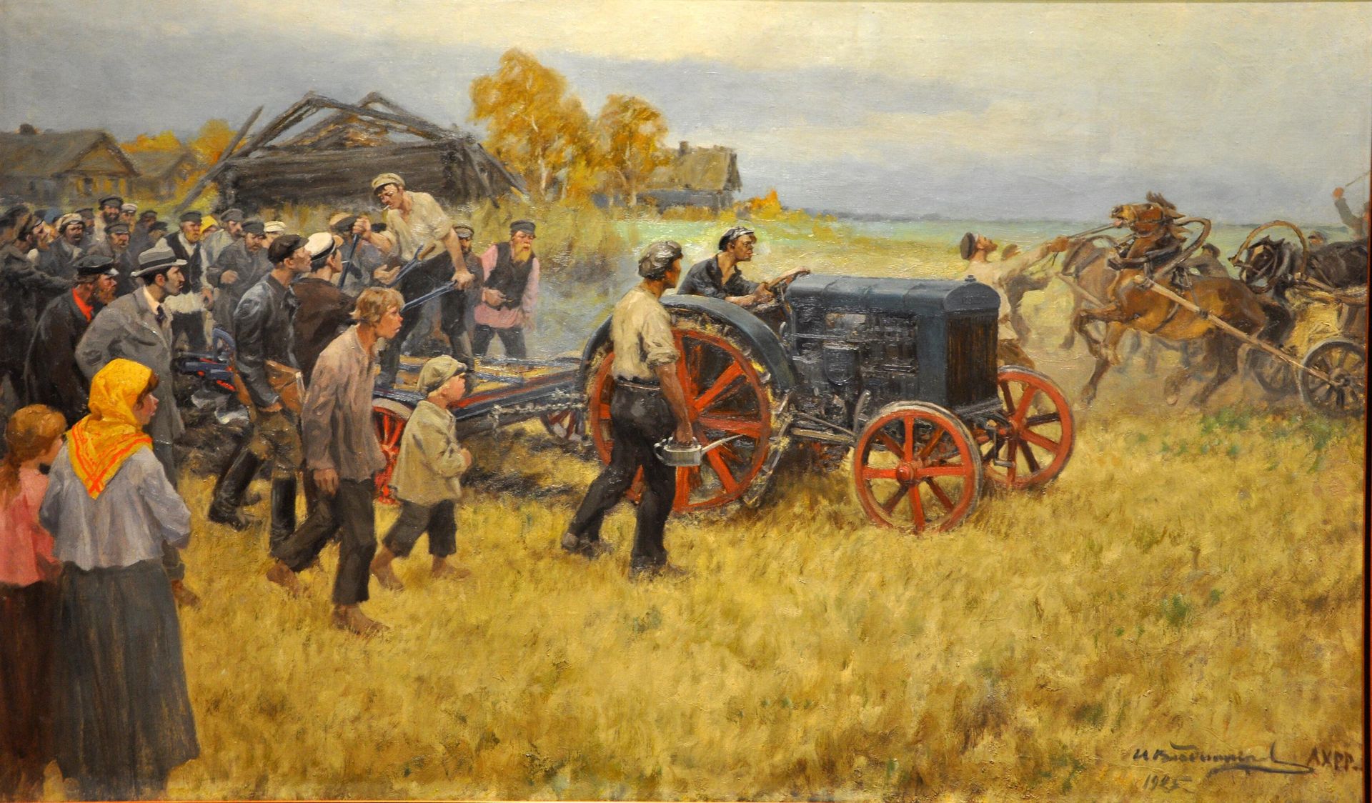 Иван Владимиров Первый трактор на деревне, 1925 год, Государственный центральный музей современной истории России Иван Владимиров Первый трактор на деревне, 1925 год, Государственный центральный музей современной истории России - РИА Новости, 1920, 04.07.2026