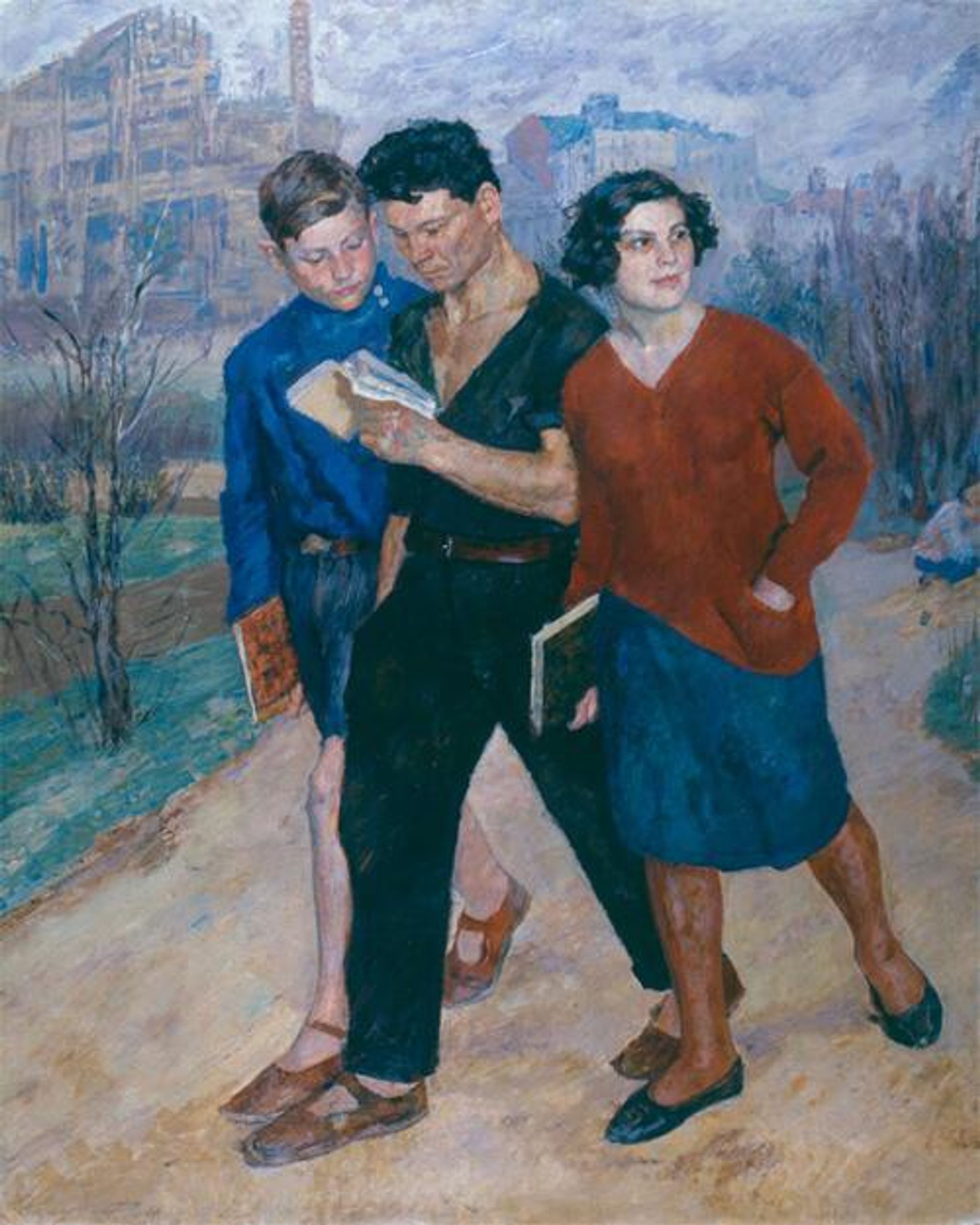 Борис Иогансон Рабфак идёт, 1928 год - РИА Новости, 1920, 30.05.2026