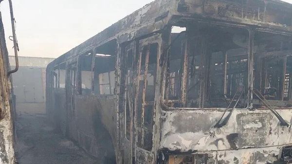 Последствия атаки БПЛА ВСУ на Энергодар