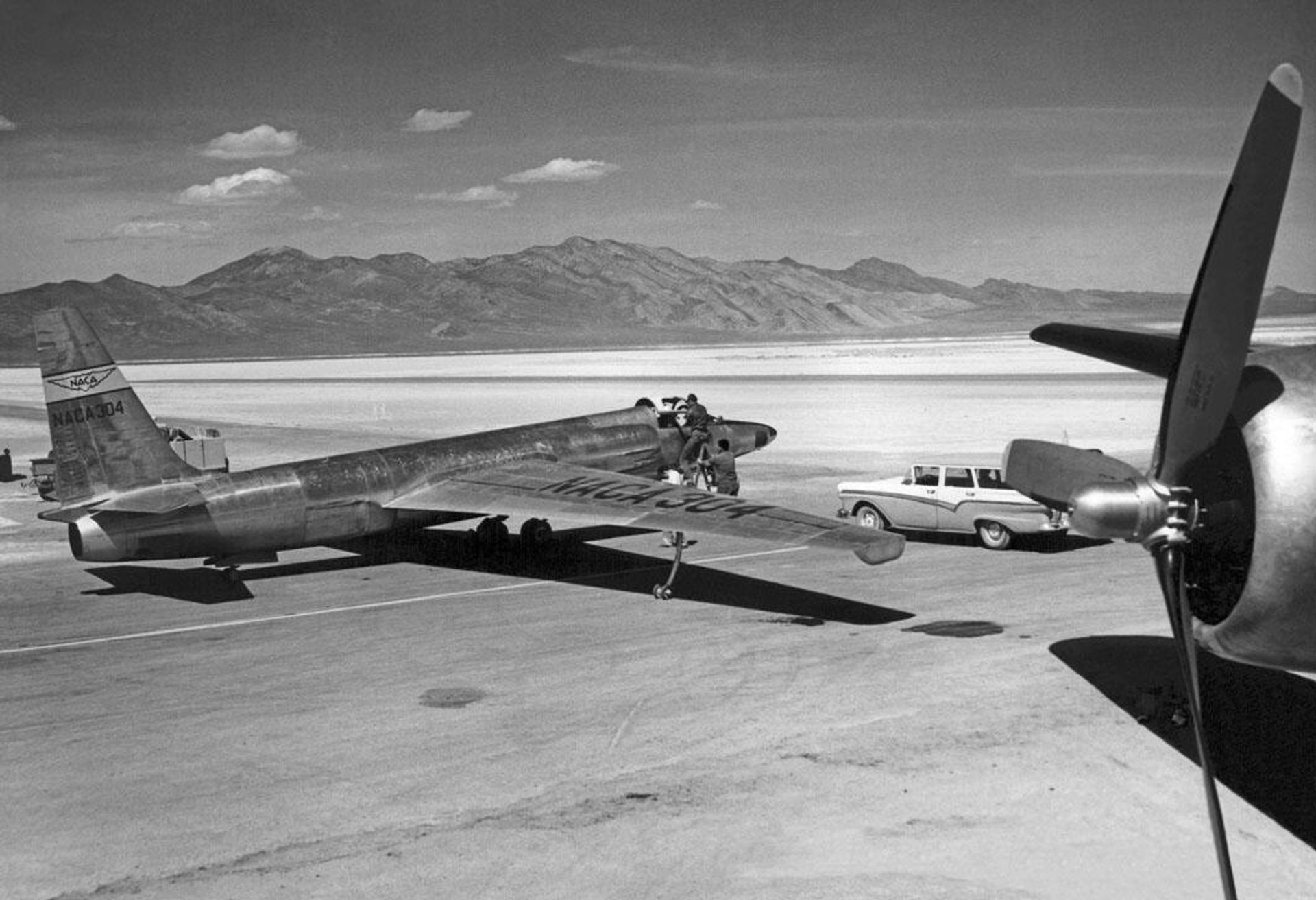 Lockheed U-2 с опознавательными знаками НАСА. Грум-лейк (Зона 51), 1955 год  - РИА Новости, 1920, 03.06.2026