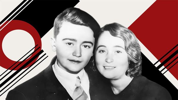 Олег Кошевой с матерью