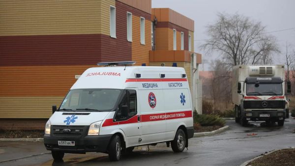 Автомобиль скорой помощи в ДНР