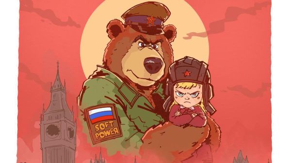 Маша и медведь - мягкая сила Кремля