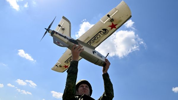 Боевая работа расчета БПЛА Сокол группировки войск Центр на Добропольском направлении СВО