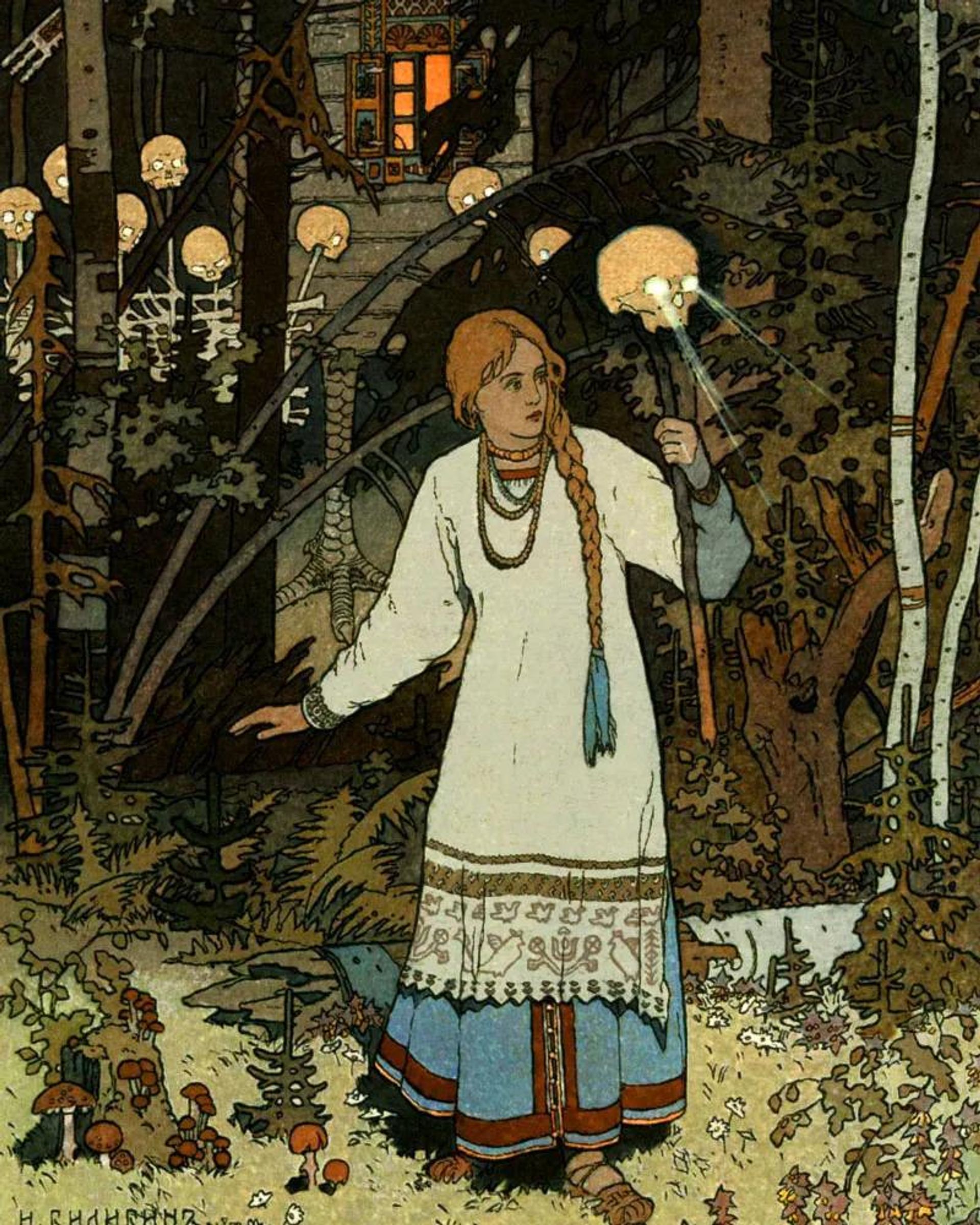 Иван Билибин Иллюстрация к сказке Василиса Прекрасная, 1899 год Иван Билибин Иллюстрация к сказке Василиса Прекрасная, 1899 год - РИА Новости, 1920, 11.08.2026