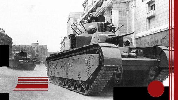 Т-35 обр. 1938 года на Манежной площади, 7 ноября 1940 года